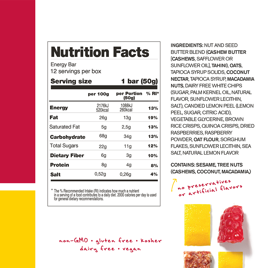 Nutritional Table